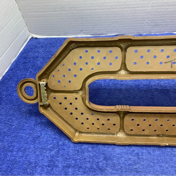 Pair Retro 1980 BURWOOD 2473 Plastic RATTAN Bamboo WALL SCONCE Candle Holder 20” - Picture 7 of 10